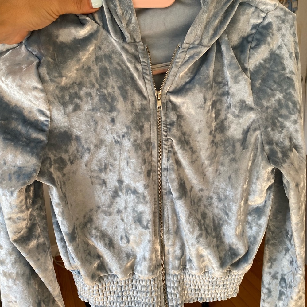 Girls light blue used sweater